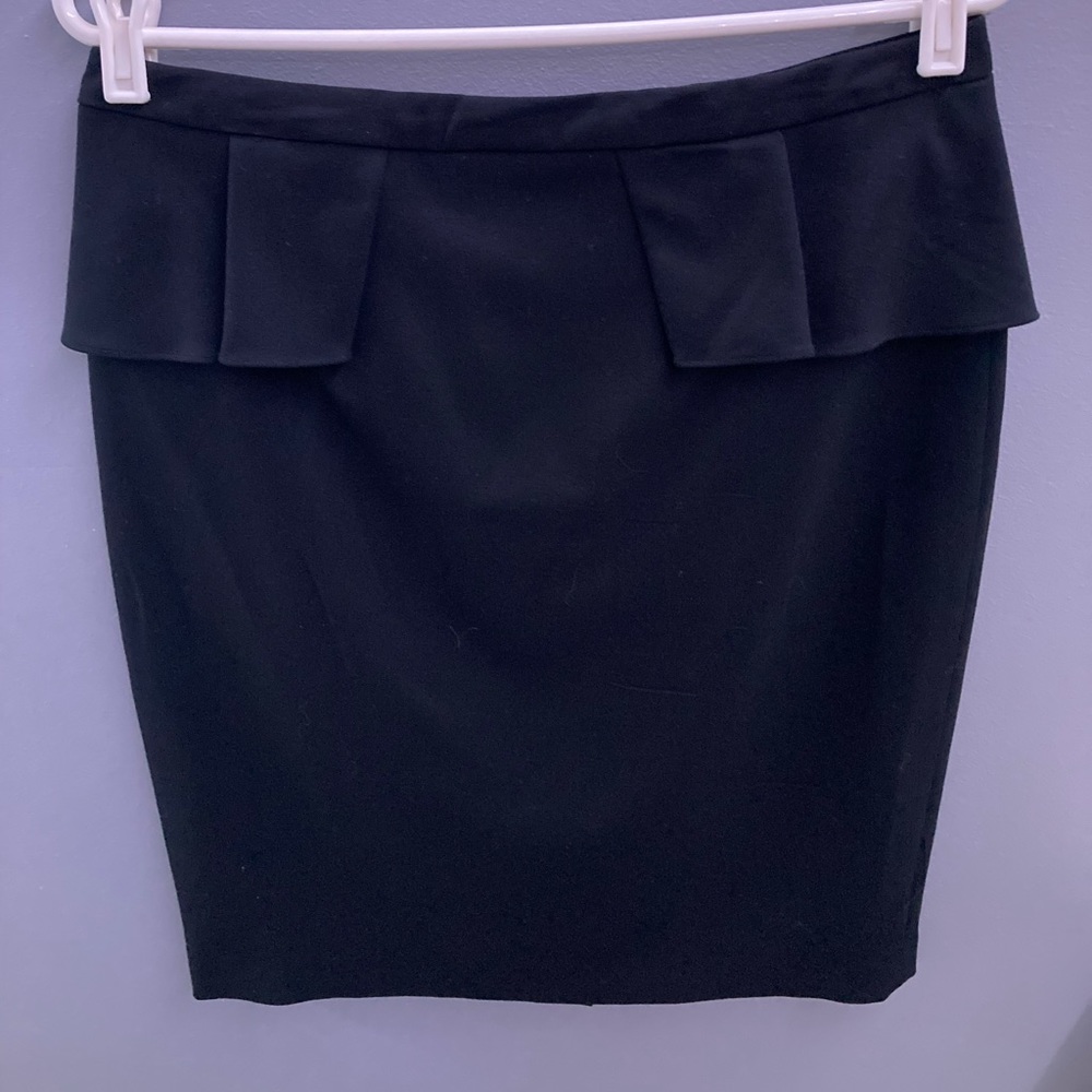 Tahari Black Shirt with Ruffle